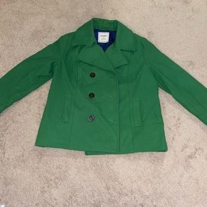 Old Navy Green Peacoat, XL